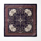 NOCTURNE SILK ASCOT AND POCKET SQUARE SET – PREMIUM COLLECTION